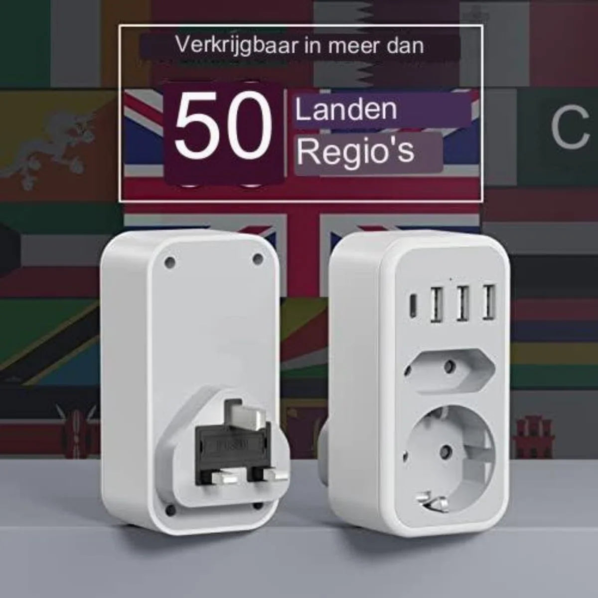 Travel plug Type G - Travel plug UK - World plug Type G