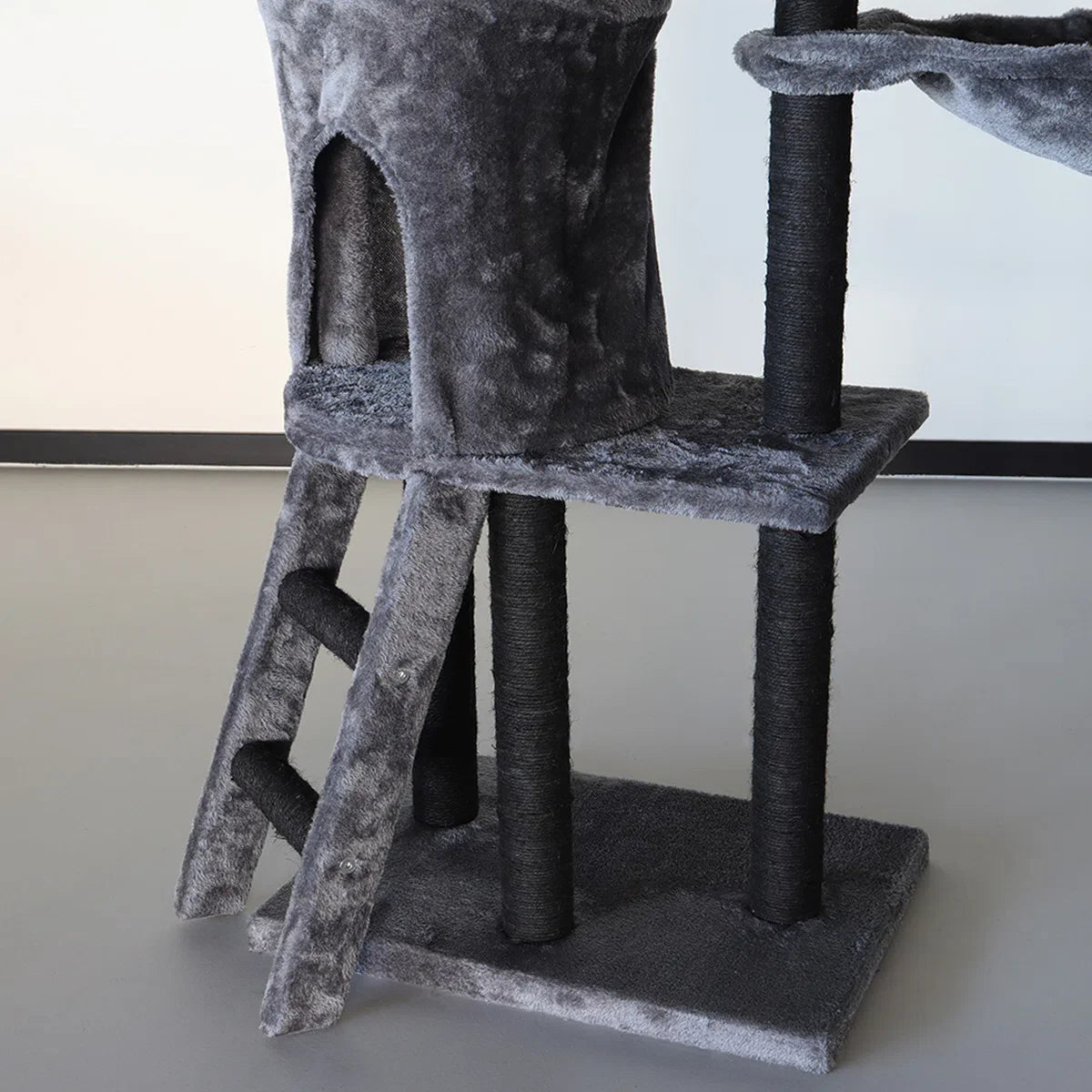 Cat Scratcher Saar black/grey Cat House