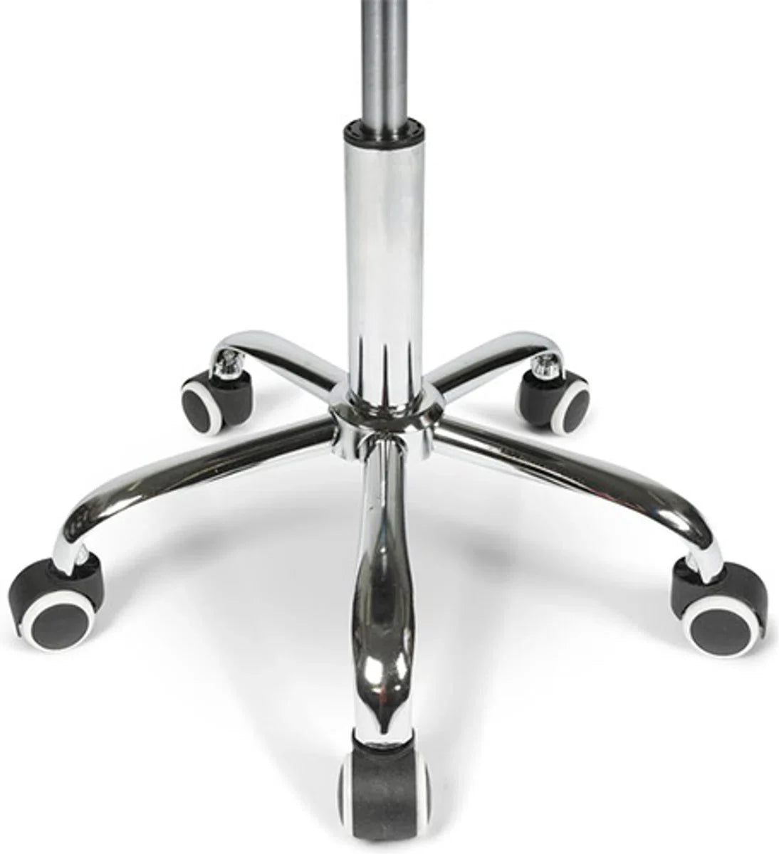 Basic Zadelkruk - Kapperskruk - Tabouret - Op hoogte instelbaar - Min. 62 cm - Max. 75 cm - Zwart