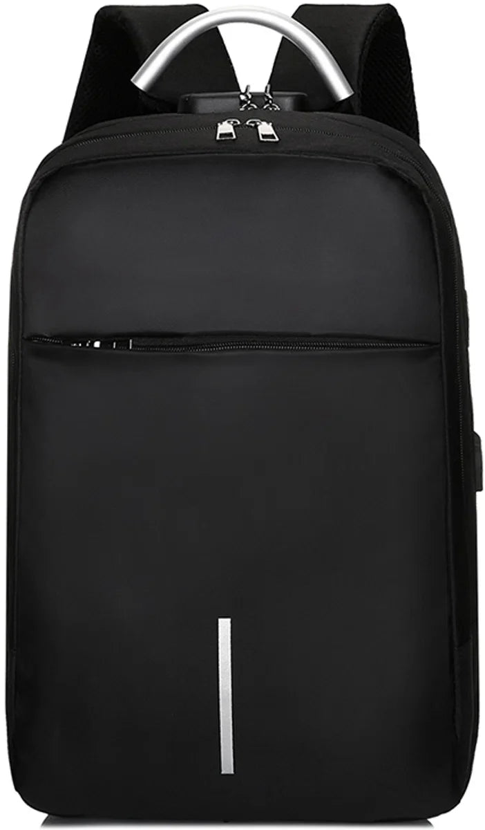 Anti-diefstalrugzak / 40x28x14cm (20l)/ laptop 15,6 inch / USB-oplaadpoort / zwart / powerbank (20mAh)