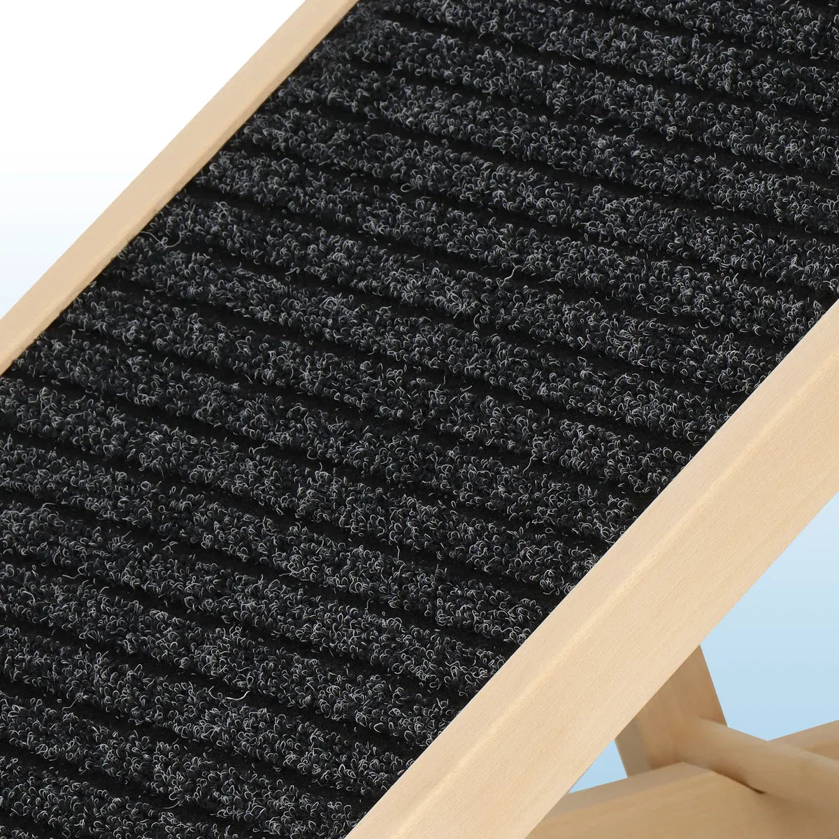 Dog Ramp - Dog Stair - Adjustable - For Large and Small Dogs - Black/Wood