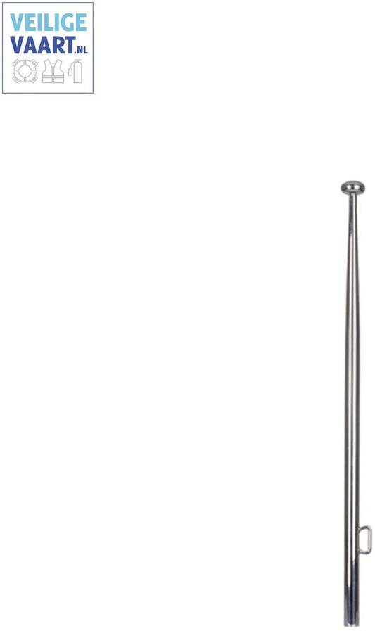 Flagpole Stainless Steel | 25 mm wide | Various lengths
