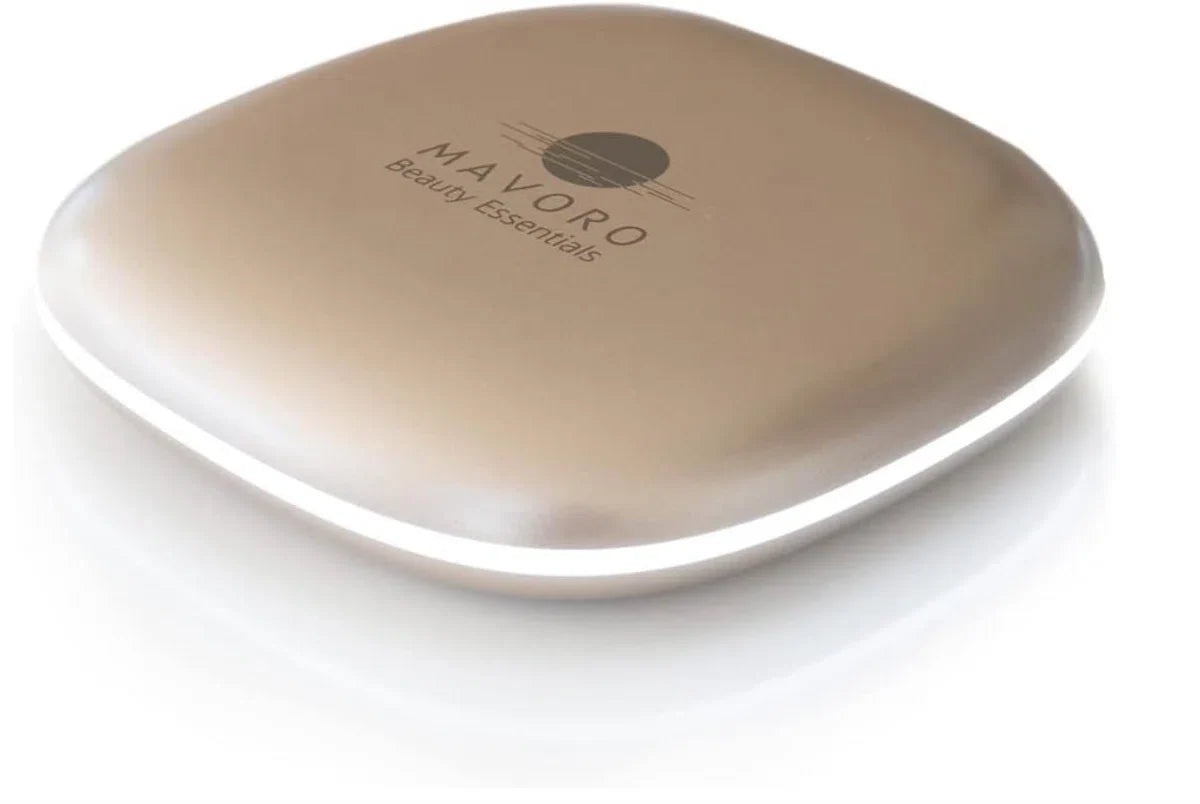 Travel Makeup Mirror - With LED - 10x Magnification - Travel Mirror - Foldable - USB - Applying Makeup - On the Go