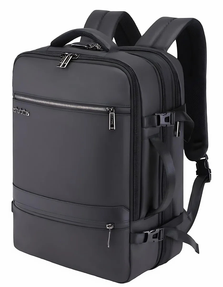 Arctic Hunter Backpack - Laptop Travel Bag - Backpack - Briefcase - 17 Inch - USB - Charging Station - Black - 32L
