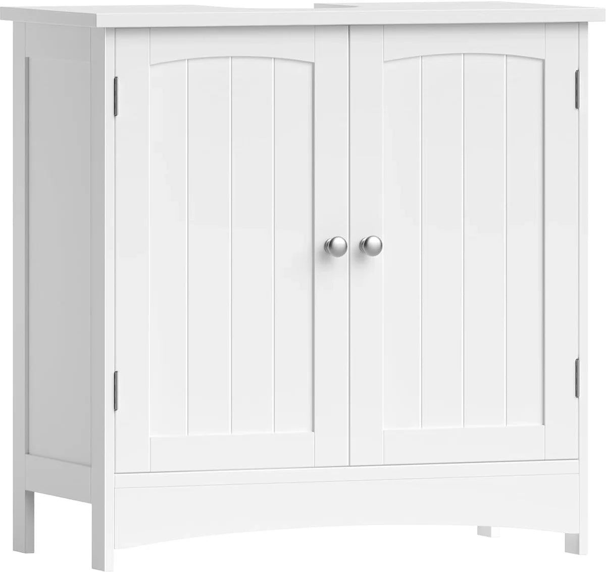 Washbasin Base Cabinet With Siphon Cut-out - Bathroom Washbasin Cabinet Siphon Storage Furniture Cabinet - White