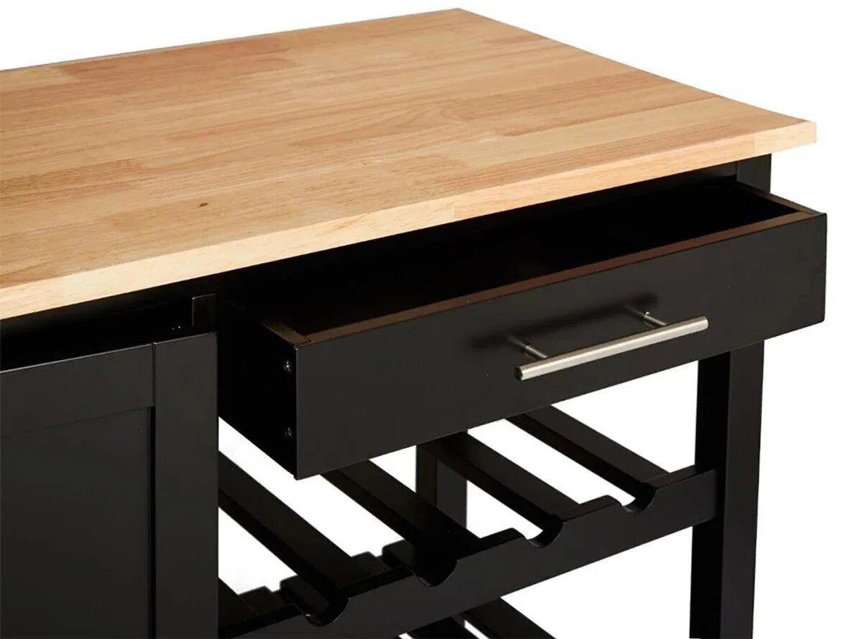 Kitchen Trolley Armel Black