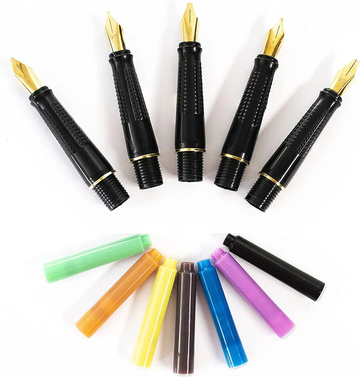 Kalligrafieset - Inkt Kalligrafieset - Kalligrafiepen - Cadeau - Geschenk - Schrijven - Kleuren - Cadeauverpakking - Giftset - Beginners - Experts - Hobby - Vulpen - 5 Soorten Penpunten - Inclusief Oefenboek
