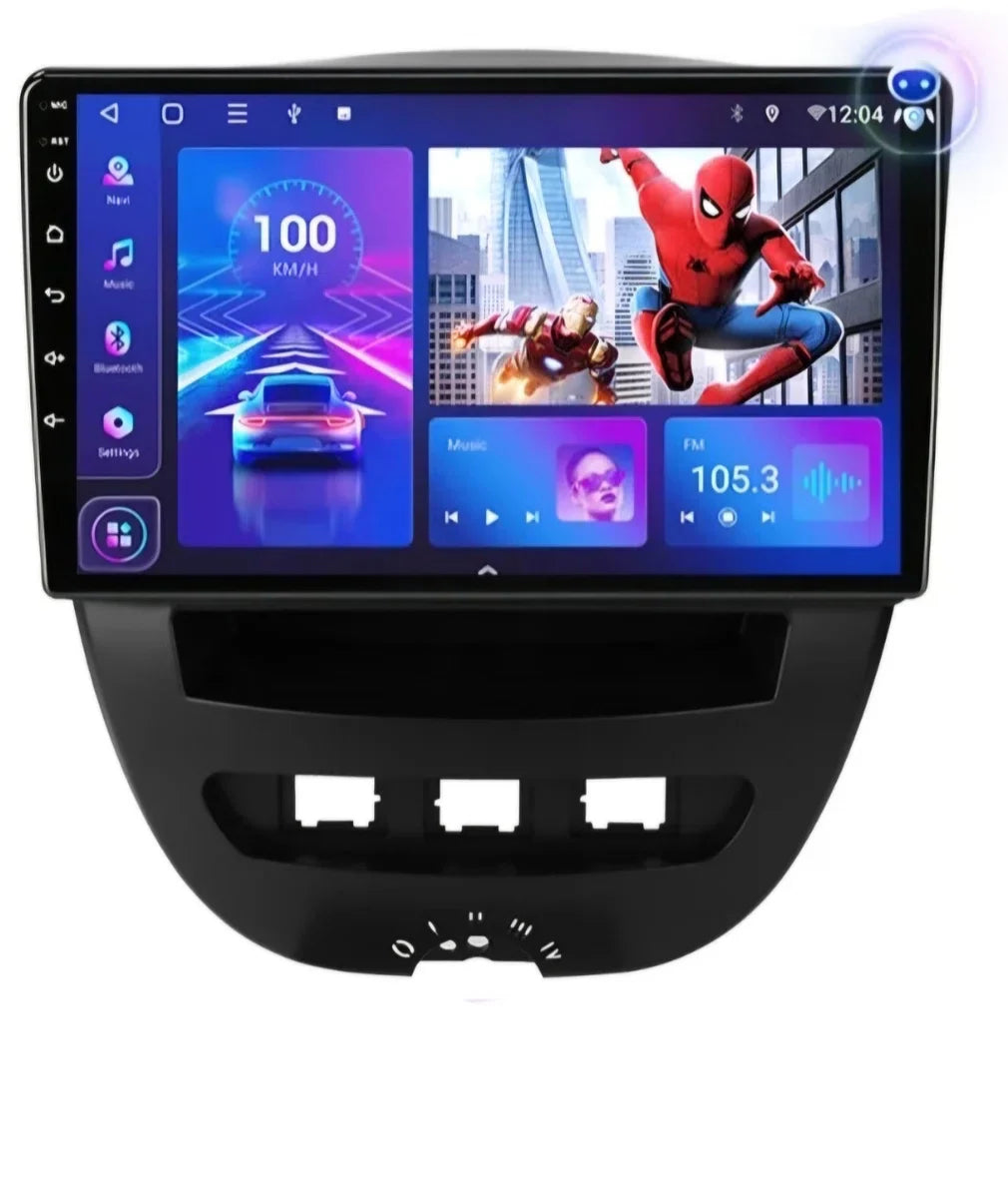 Citroen C1 / Peugeot 107 / Toyota Aygo | 2005 - 2014 | Carplay & Android auto | 2GB & 32GB | Autoradio met navigatie | radioscherm | 2005 2006 2007 2008 2009 2010 2011 2012 2013 2014