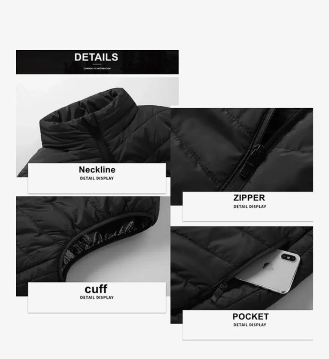 Verwarmd Vest | 9 Warmtezones (25-50°C) | 4-8 Uur Warmte | Elektrische Bodywarmer | Heated Vest | Thermokleding | Verwarmde kleding | Effectief & Functioneel | Werkt met Powerbank (usb-a) | Wintersport | Outdoor | Maat EXTRA LARGE (valt klein)