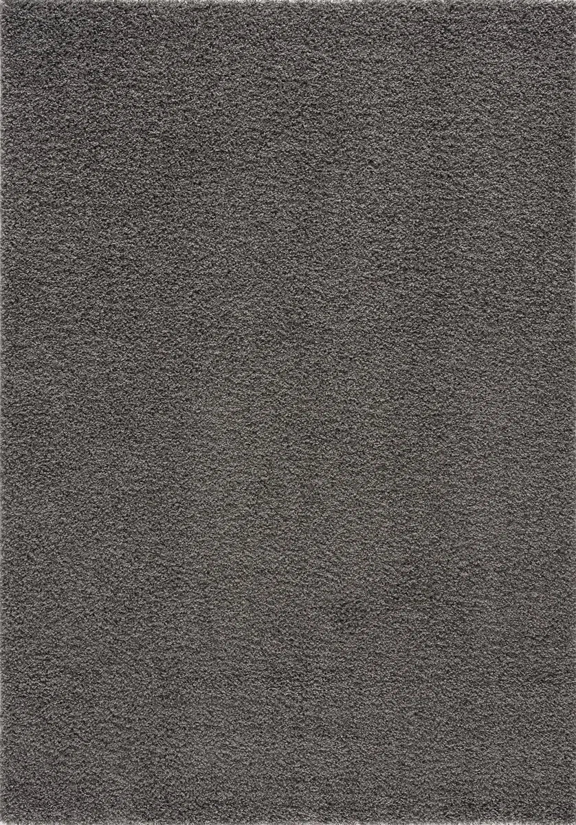Loca Shaggy Vloerkleed Grijs - 140x200 CM - Hoogpolig Vloerkleed - Tapijt Woonkamer, Slaapkamer
