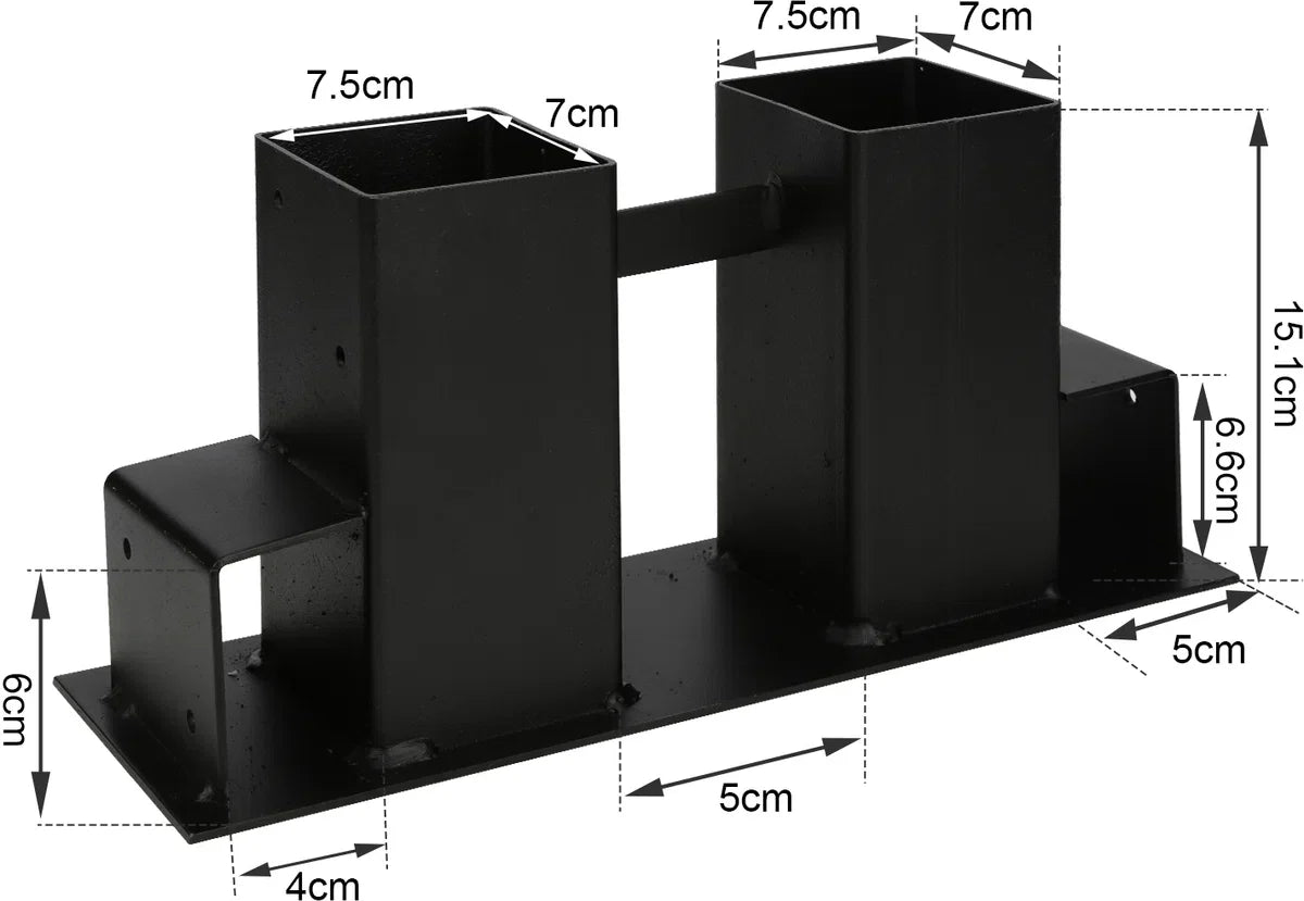 4 Stuks Houtstapelhulp Houtstapelhouder Stapelhulp Open Haard