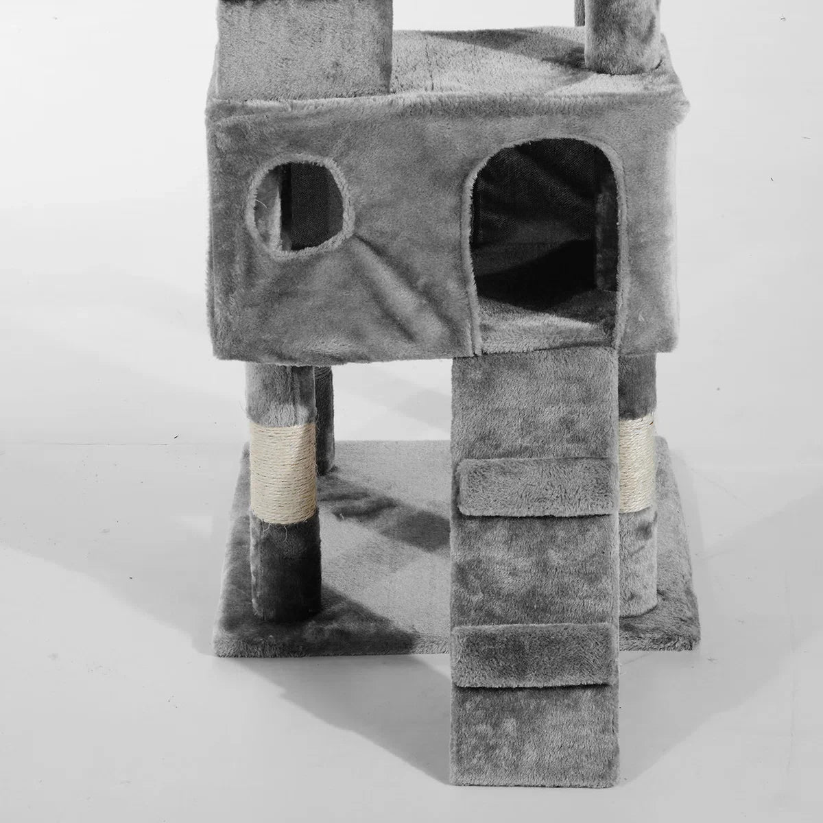 Krabpaal - Kattenkrabpaal - Krabpaal voor katten - Katten - 170 cm - Beige/Grijs
