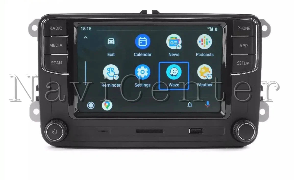 New RCD410 PRO CarPlay + Android Auto Car Radio for Volkswagen Caddy Golf Polo 6r Passat Scirocco Tiguan Transporter Touran RNS510 RNS315 RNS315 fit