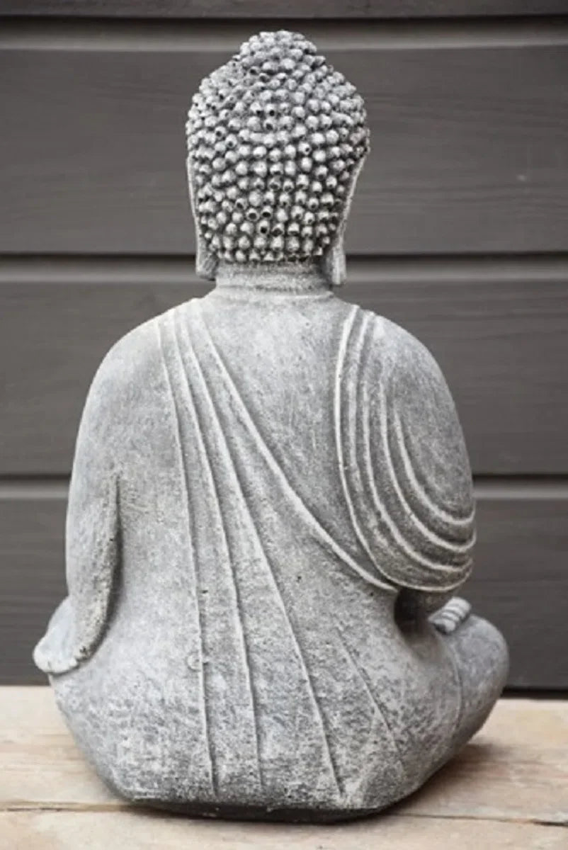 Buddha in lotushouding, Antraciet