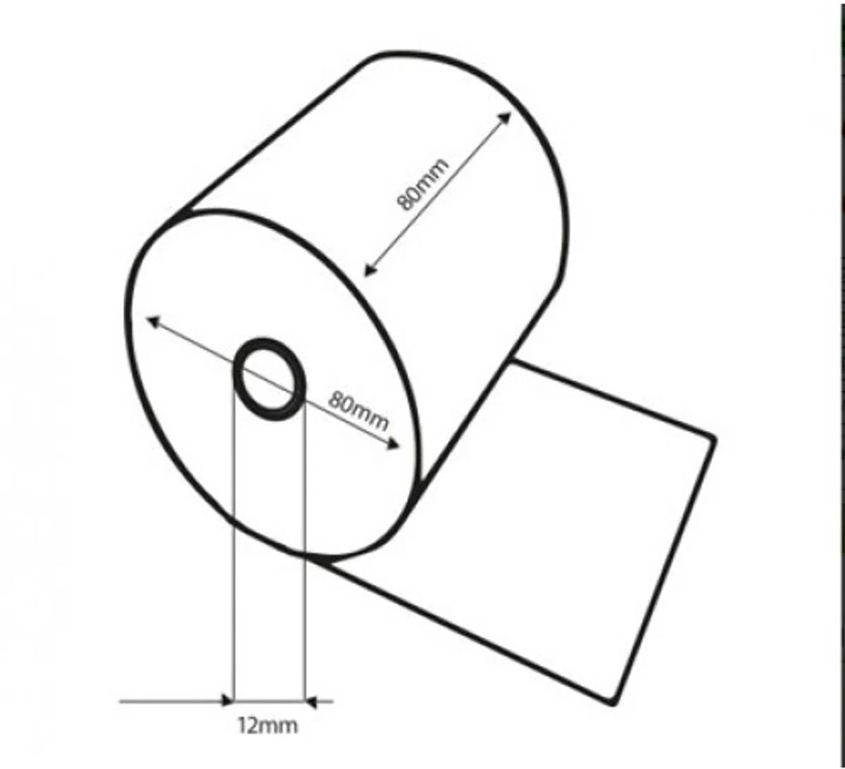 50 x thermische kassarol 80/80/12 - 80x80x12 55gr/m²