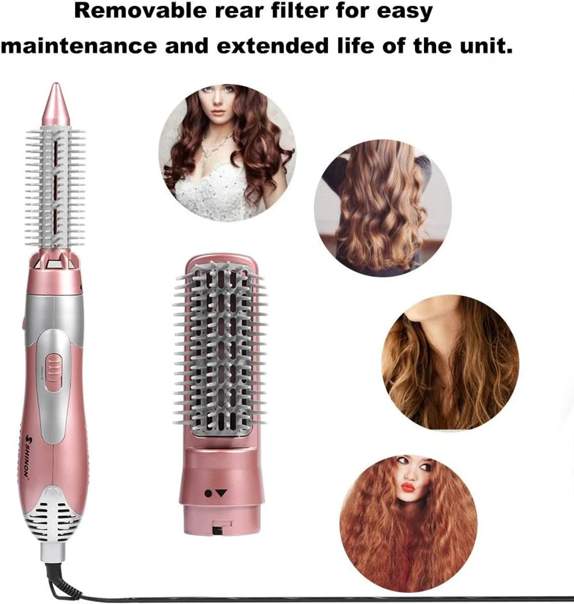 ShopGlobe Föhnborstel - Krulborstel - Airstyler - Multistyler - Heteluchtborstel