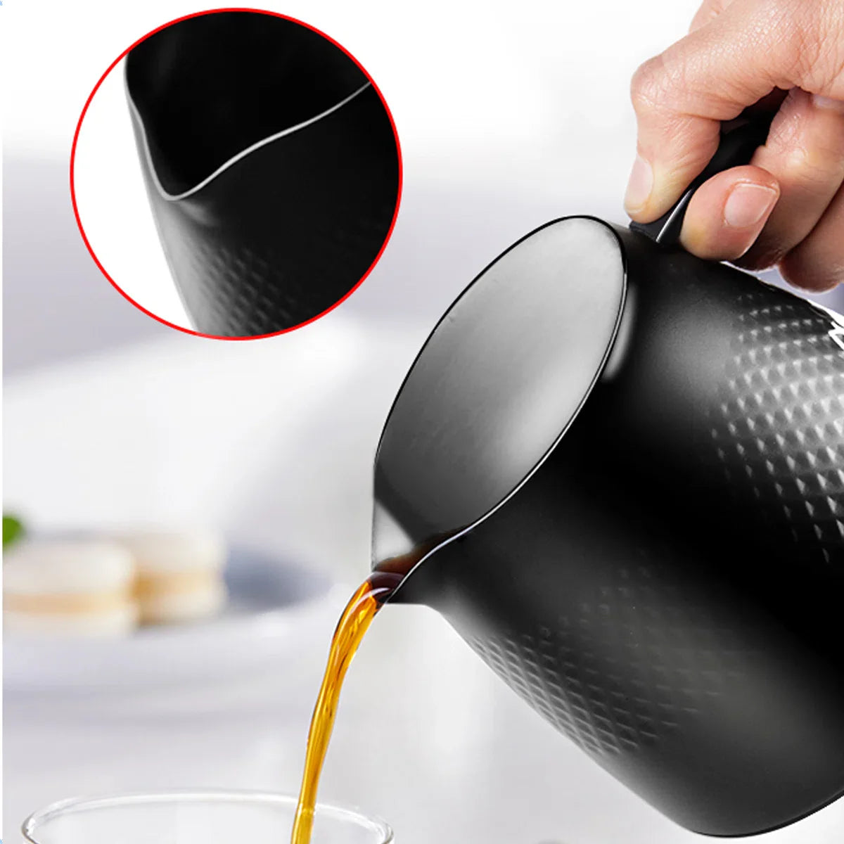 Koffie Dripper & Server Set Dubbelwandig RVS V60 Filterkoffie - Pour Over - Barista - zwart - Hario Style - brewgear.store