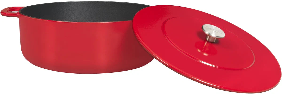 Combekk Sous Chef Gietijzeren Braadpan - 28cm - Rood