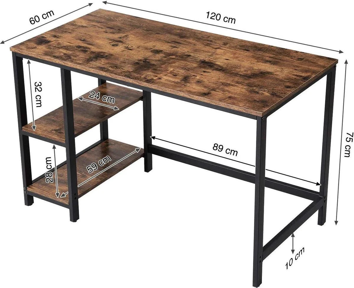 Bureau met vintage look - Computertafel - Vintage