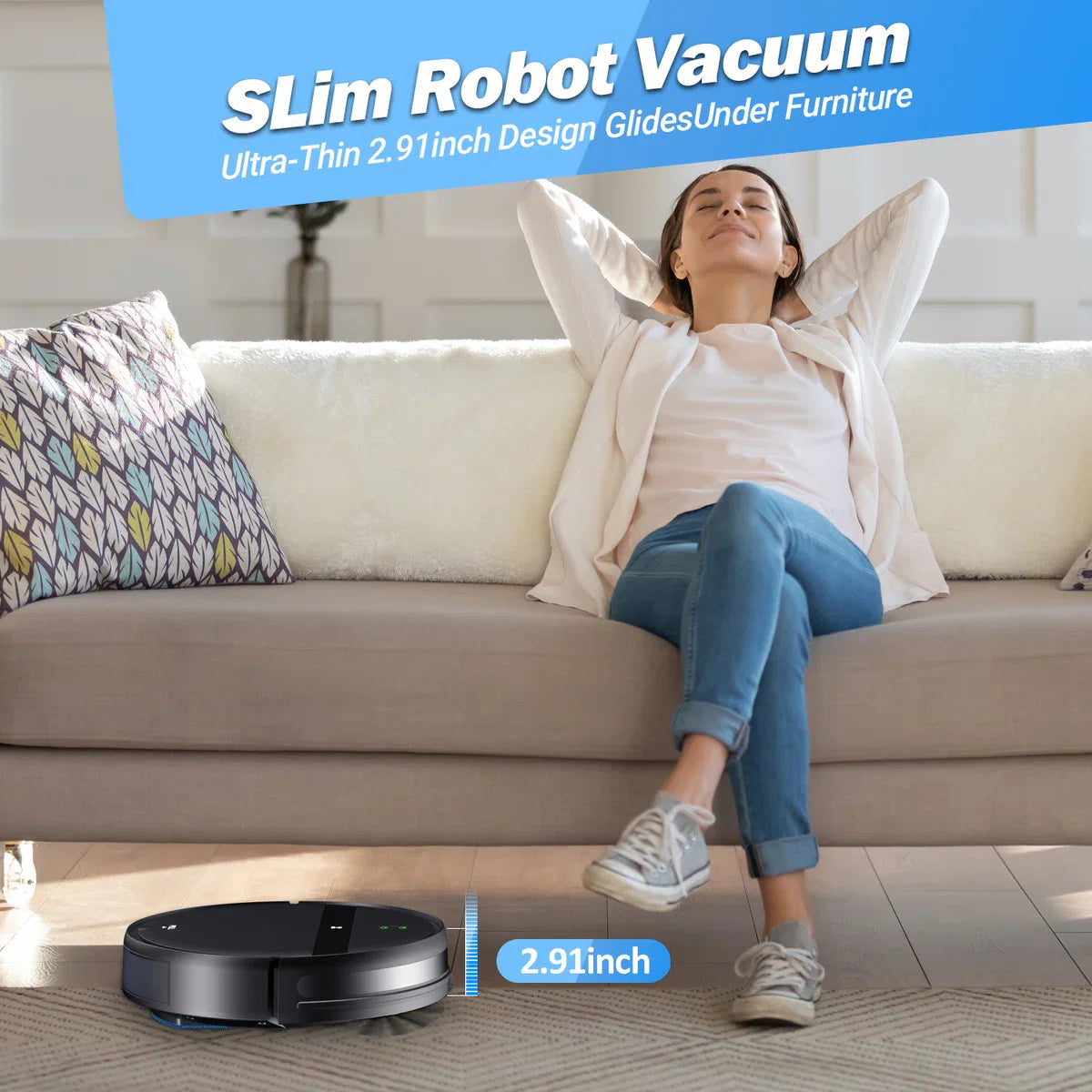 Robotstofzuiger met Dweilfunctie - Met Laadstation - Dweilrobot - Robotstofzuigers - Alexa - Perfect voor huisdieren