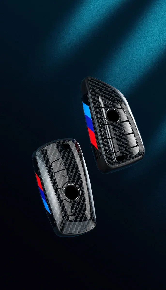 BMW Sleutel Hoes Koolstofvezel ABS Behuizing - Rechthoekig [X3 X5 X6 F30 F34 F10 F20 G20 G30 G01 G02 G05 F15 F16 1 3 5 7 Serie]
