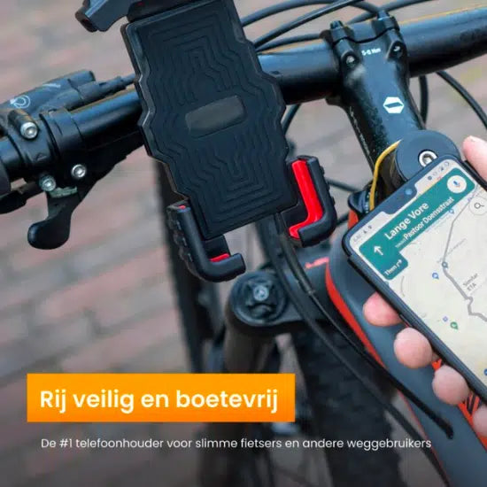 Robuuste Telefoonhouder Fiets Met 360 Graden Rotatie – Ook Voor Scooter En Motor – Gsm Houder – Accessoires
