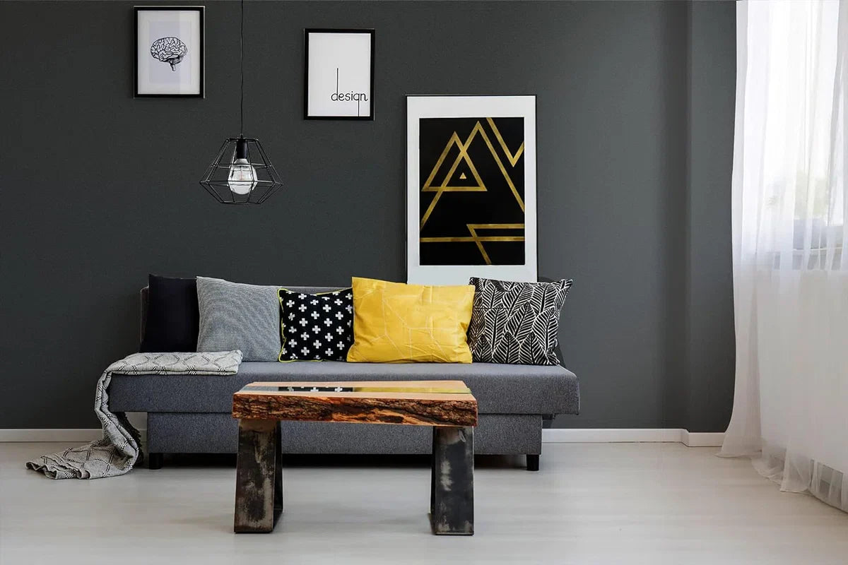 Plakfolie, keuken, grijs, mat, meubelfolie, zelfklevend, donkergrijs, 60 x 500 cm, moderne sticker, waterdicht, zelfklevende vinyl decoratiefolie voor meubels, werkblad, kasten, muren,