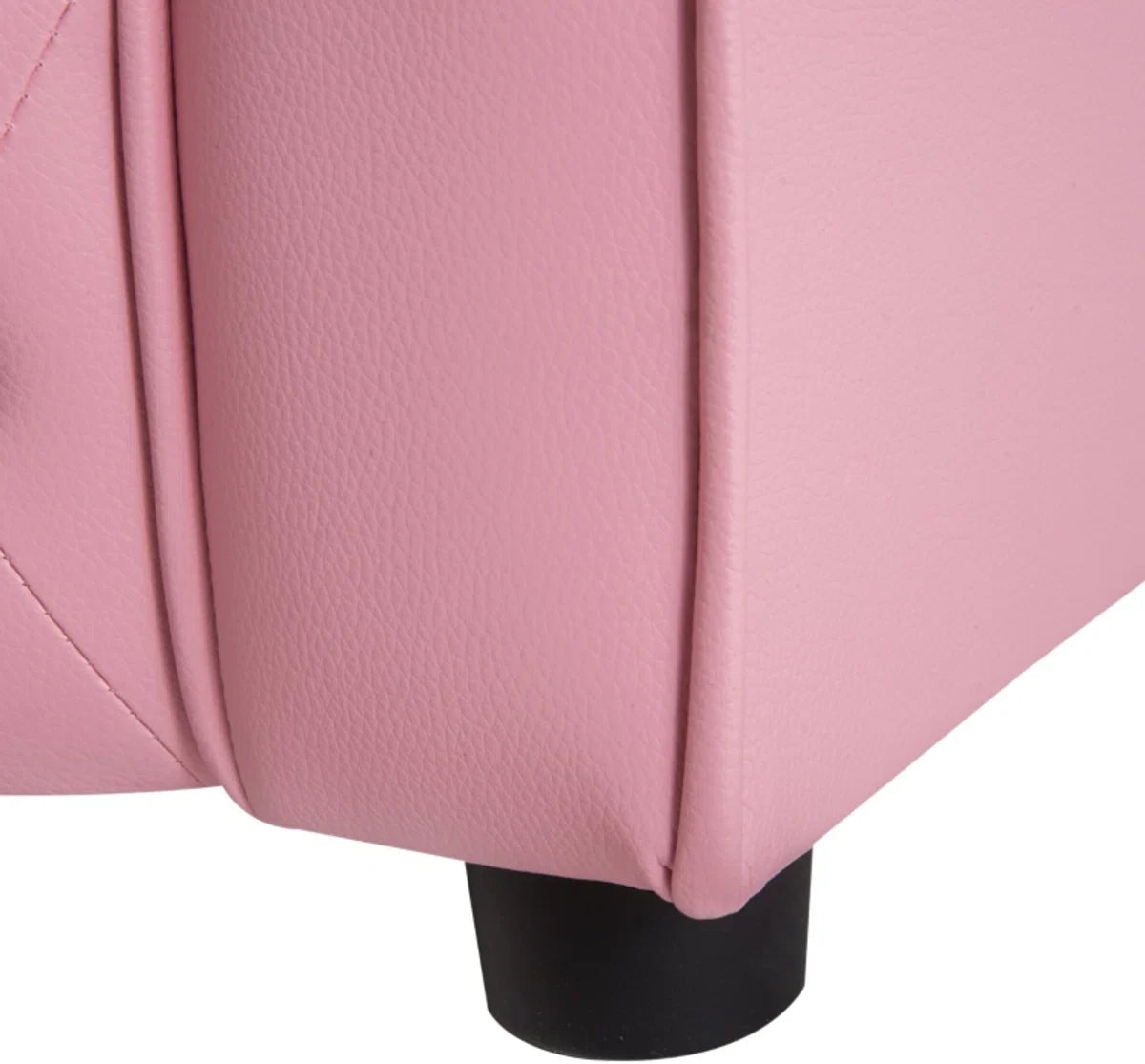 Kinderstoel - Kinderzetel - Kindersofa - Kinderbankje - Roze - L59 x B41,5 x H49 cm