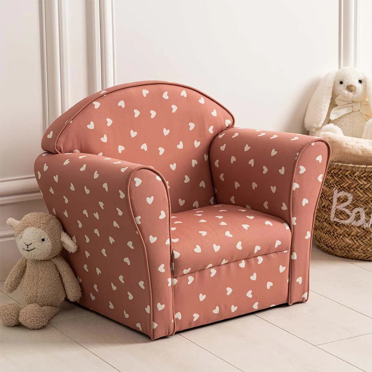 Kinderzitje Phillou Roze Hartjes