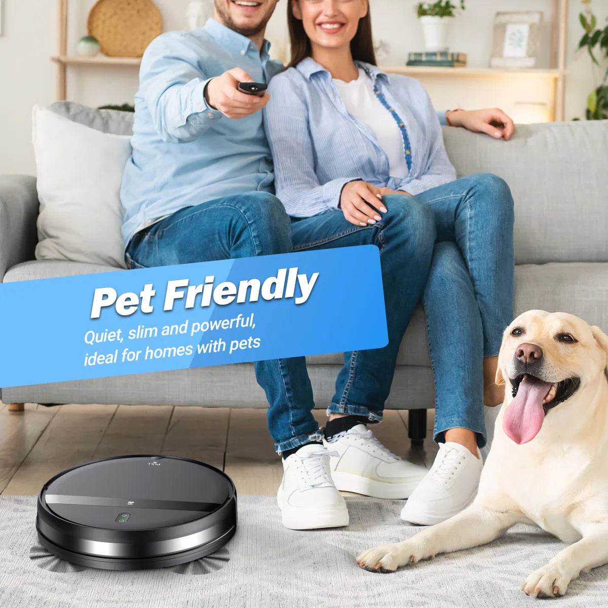 Robotstofzuiger met Dweilfunctie - Met Laadstation - Dweilrobot - Robotstofzuigers - Alexa - Perfect voor huisdieren