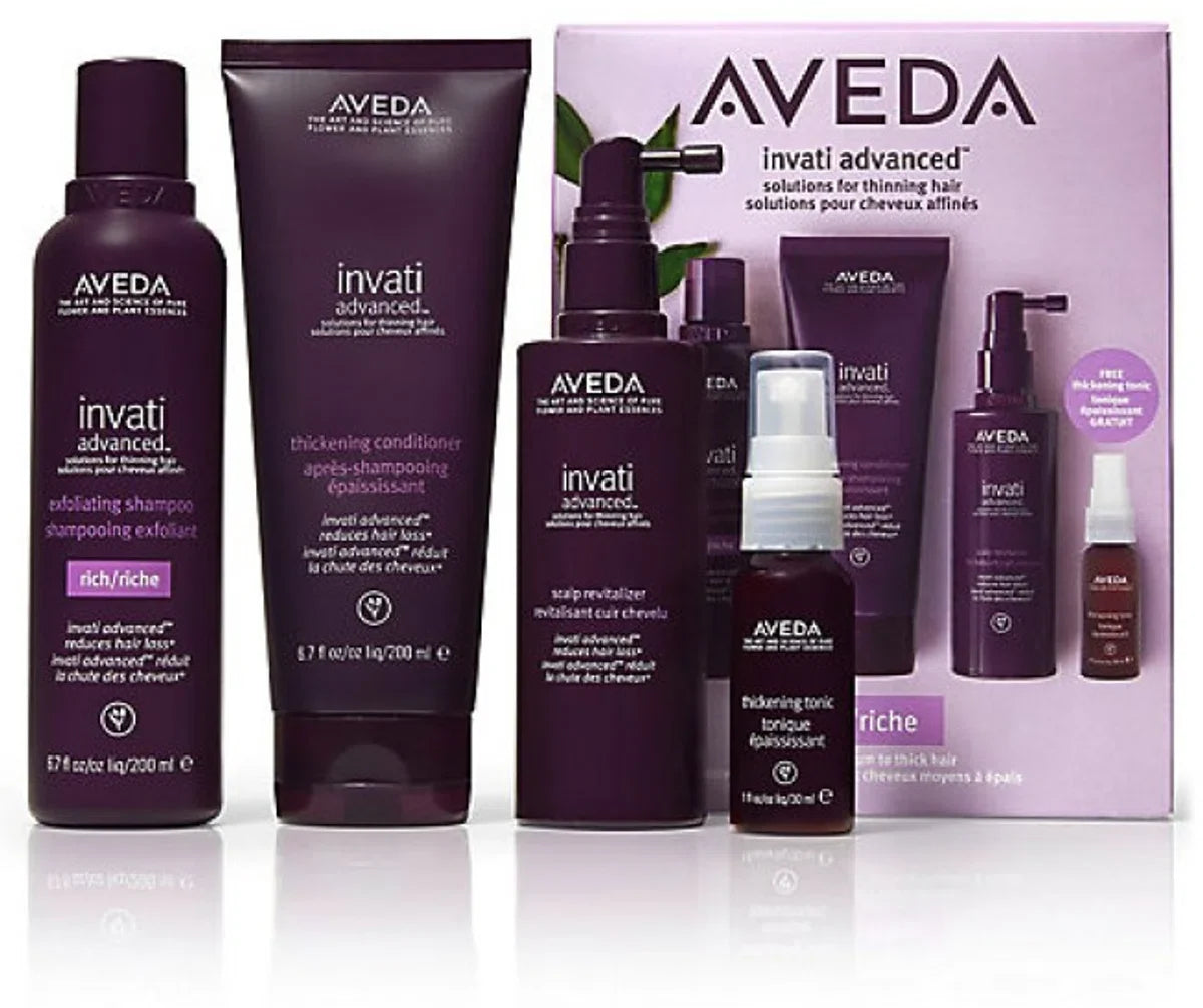 Aveda Invati Advanced™ Systeem Rijk 4-delige set Exfolieer, verdik & activeer