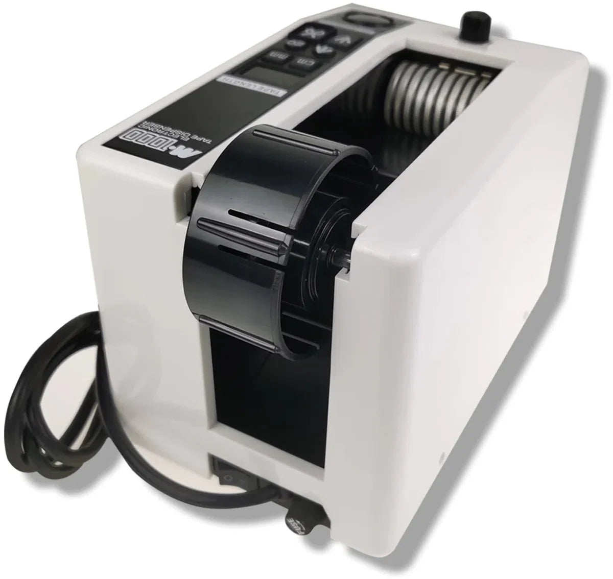 Tape Dispenser - Automatic Cutter - Tape Cutter - Adhesive Tape - Packaging Aid - Packing Made Easier - Tool - Grey