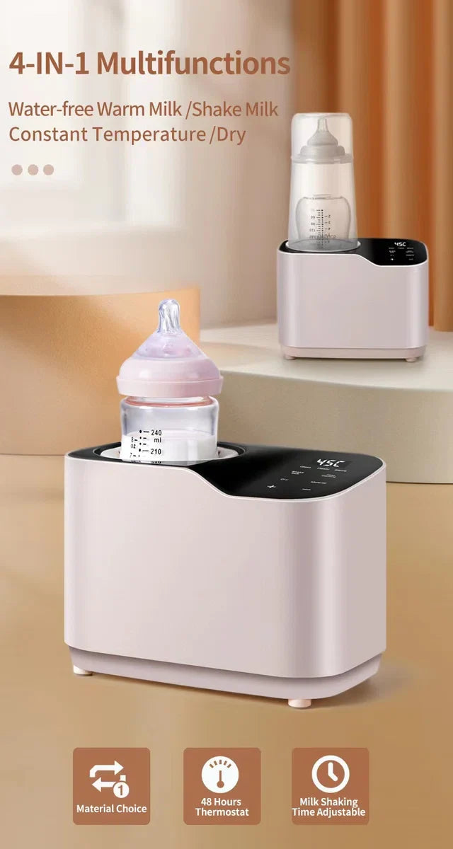 4-in-1 Volautomatische Melkbereider Baby - Voorkomt de vorming van luchtbellen - Vermindert de hik - Melkbereider - Flesvoedingsapparaat - Flessenwarmer - Melkfles Shaker - Warmhouden - Flessenschudder - Flessendroger - Babymelkmachine