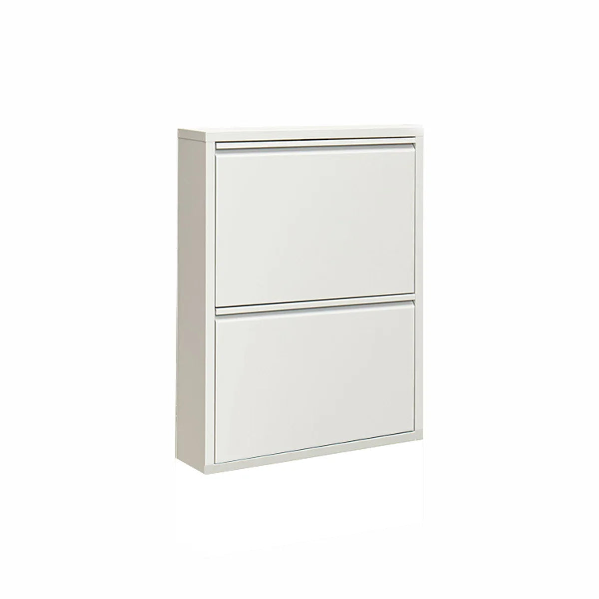 VEEHAUS® - Paplet - Praktisch Schoenenrek - Schoenenrek wit - Schoenenrek met 2 Niveaus - Schoenenkast wit - Schoenenrek metaal industrieel - Metaal - 50 x 70 x 15cm - Wit