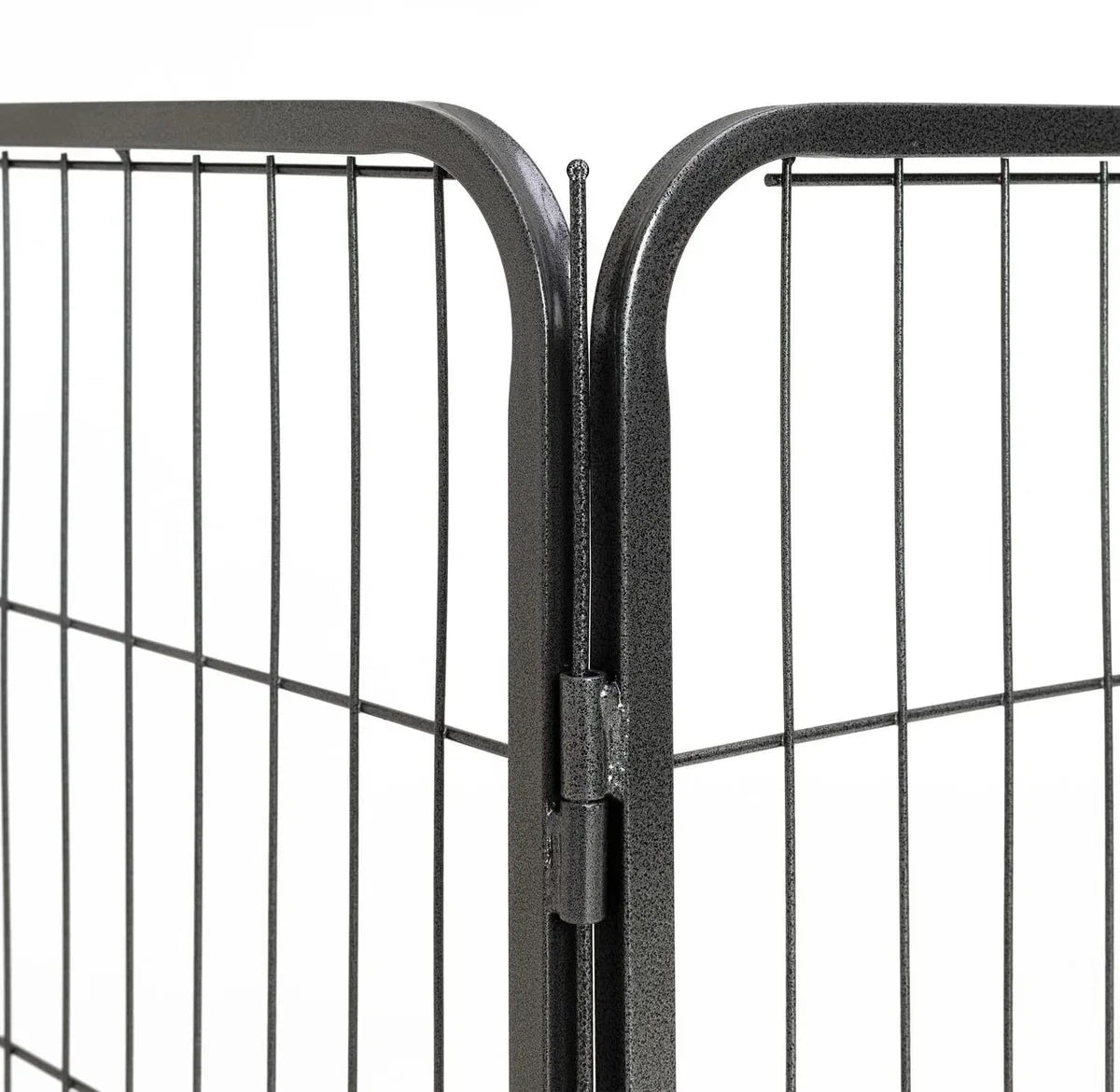 Premium Puppyren - 80 cm Hoog - 640 cm Omtrek - Hondenren - Hondenhok - Grijs Hamerslag