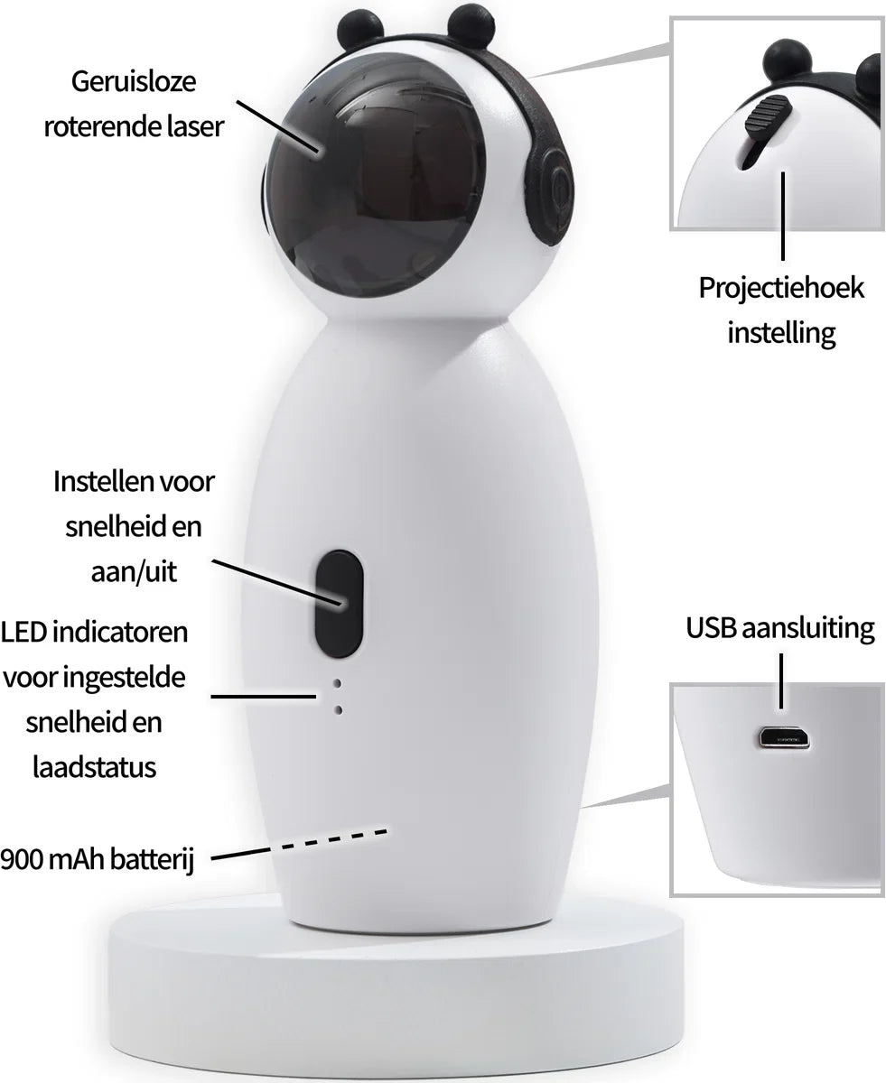 Electric Laser Toy - Cat Toy - Laser Pointer Cat