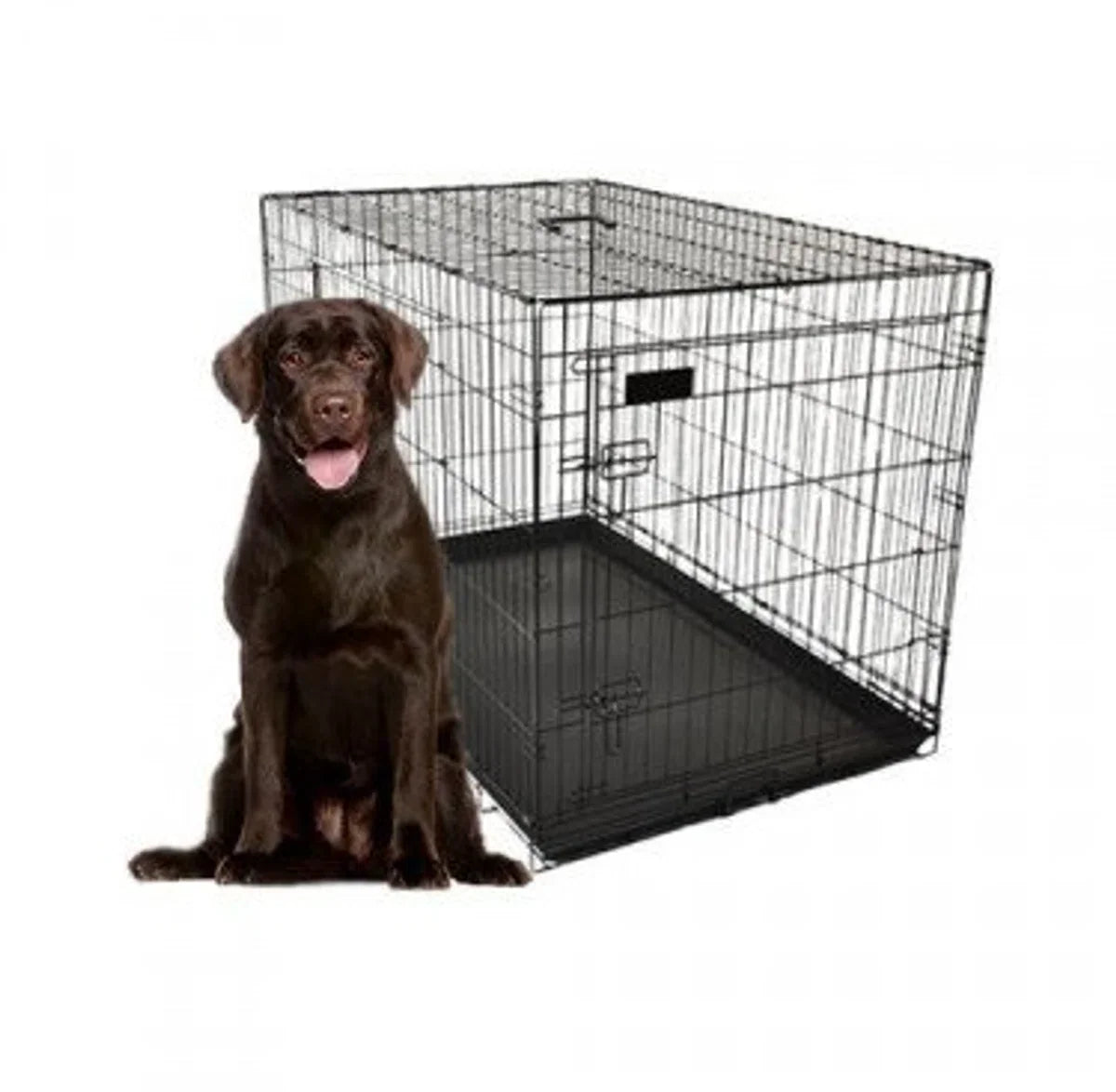 Hondenbench - XL - 107 x 69 x 76 cm - Zwart
