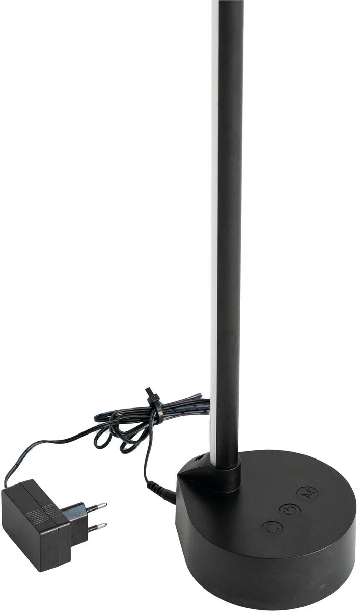 Smart Vloerlamp Zwart - Full Colour - Dimbaar & Bedienbaar met App - 138cm