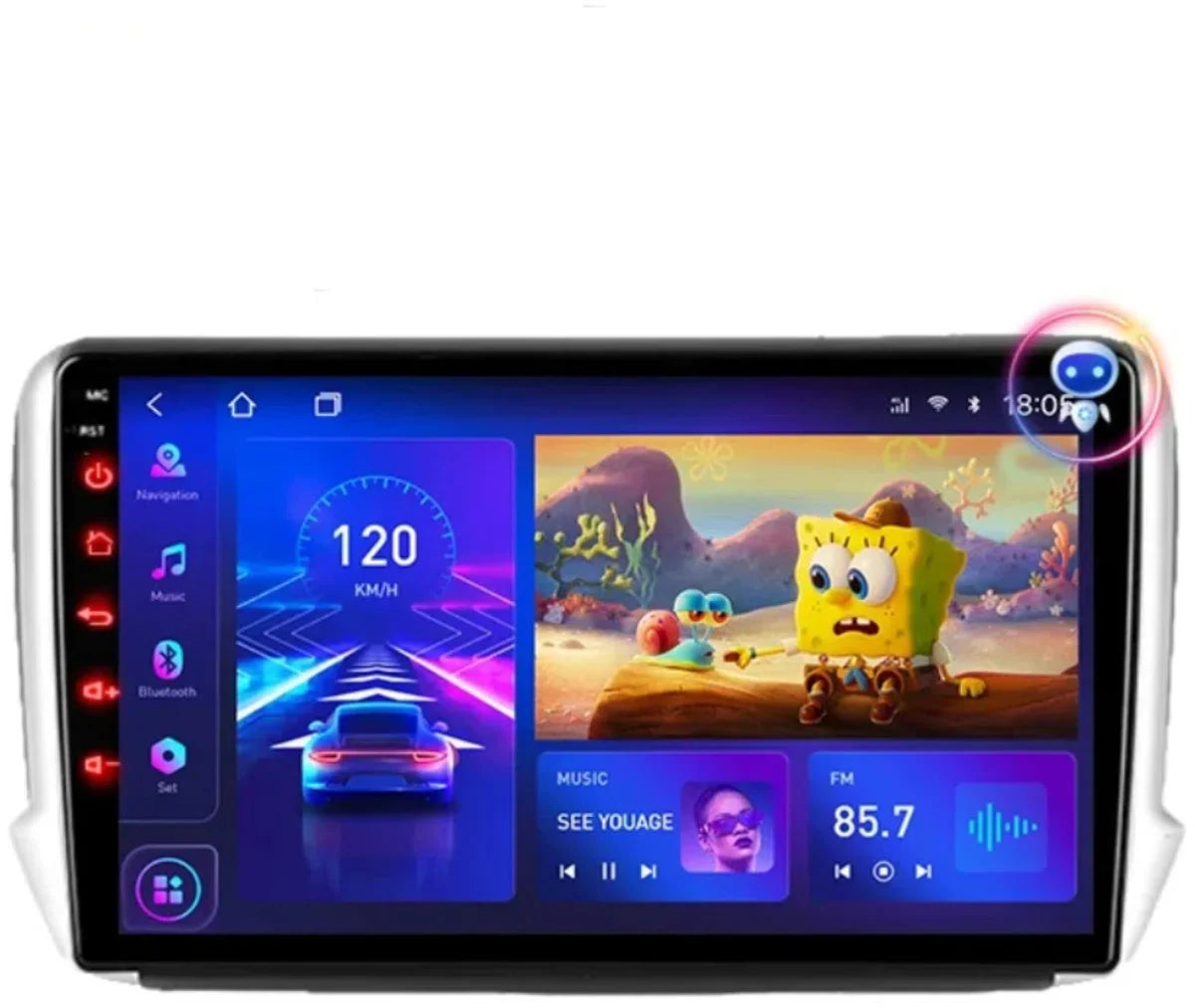 Peugeot 208 & 2008 2011 - 2018 | Carplay & Android auto | 2GB & 32GB | Autoradio met navigatie | Radioscherm | 2011 2012 2013 2014 2015 2016 2017 2018 | XY like gti
