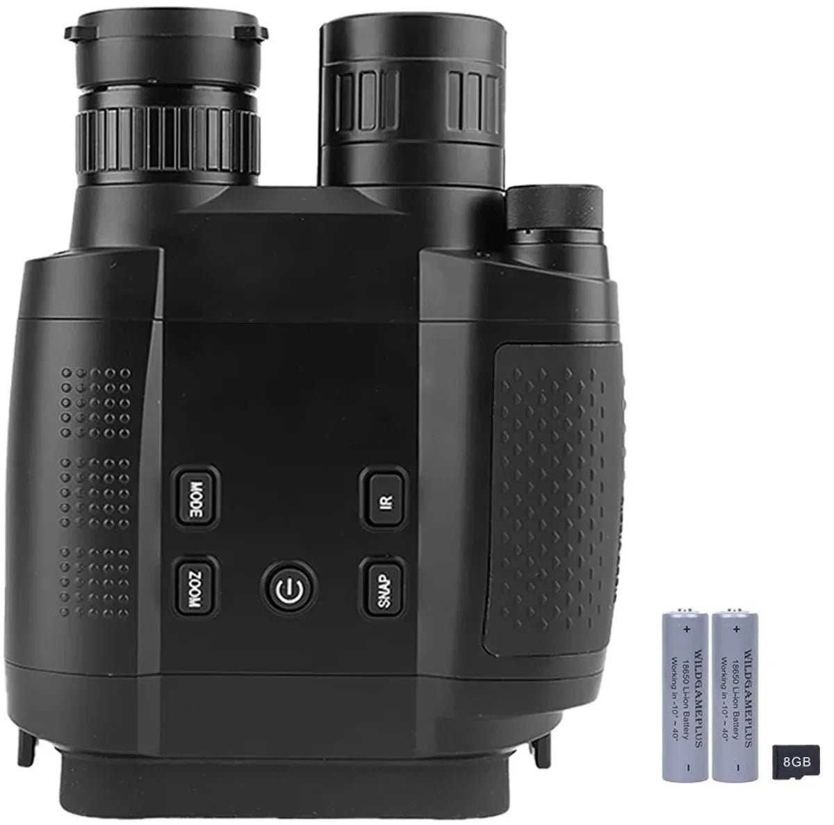 Night Vision - Luxury Binoculars with Night Vision Day & Night - Night Vision Goggles + SD Card - Night Vision Device - Black