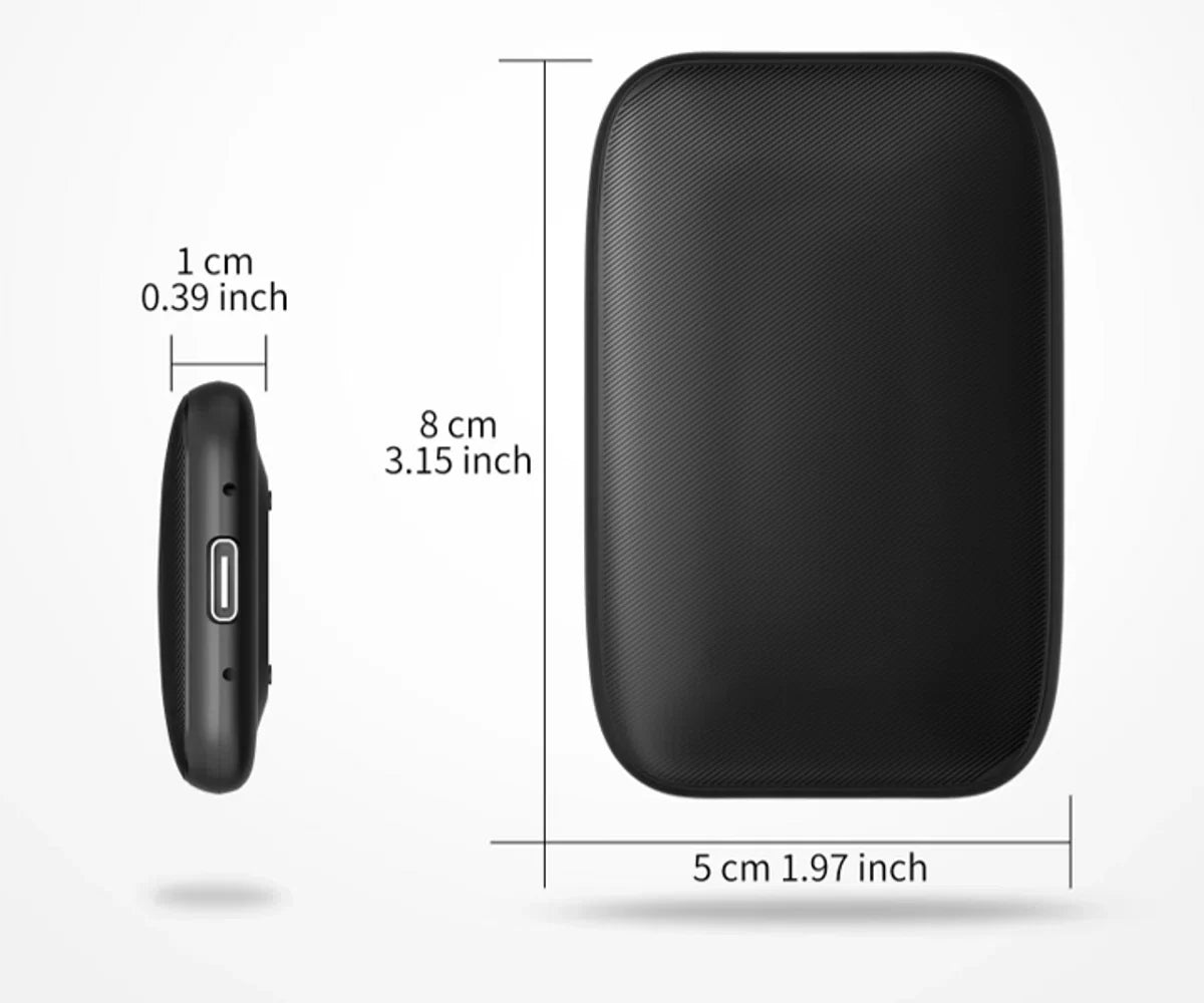 Wireless AI Dongle met Netflix en Youtube - geschikt voor Apple CarPlay & voor Android auto - 5GHZ - 8GB - 128GB uitbreiding - Compact - Snel - Zwart