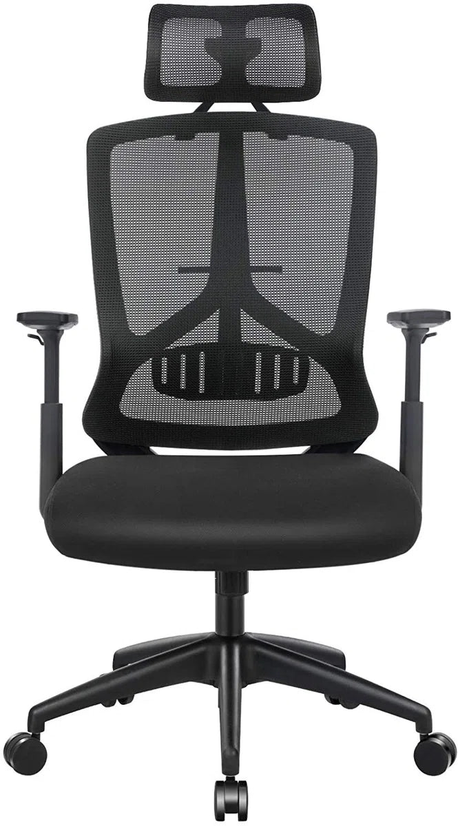 Ergonomische Bureaustoel - Comfortabele en Verstelbare Bureaustoel - Zwart
