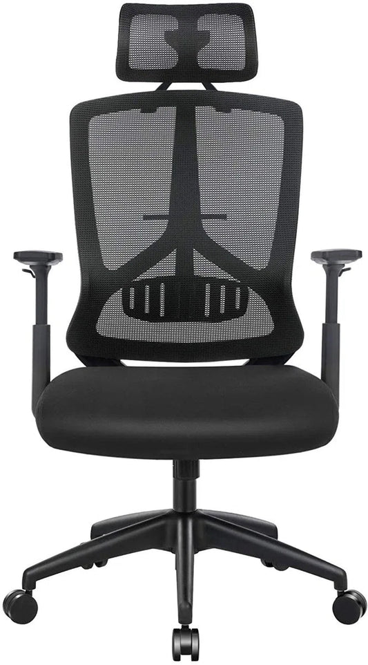 Ergonomische Bureaustoel - Comfortabele en Verstelbare Bureaustoel - Zwart