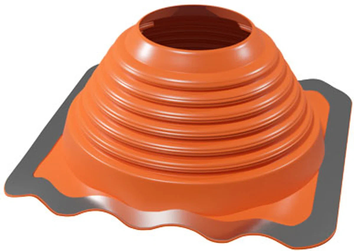 Siliconen dakdoorvoer 0-45° ø 101-178 mm tot 250°C rood