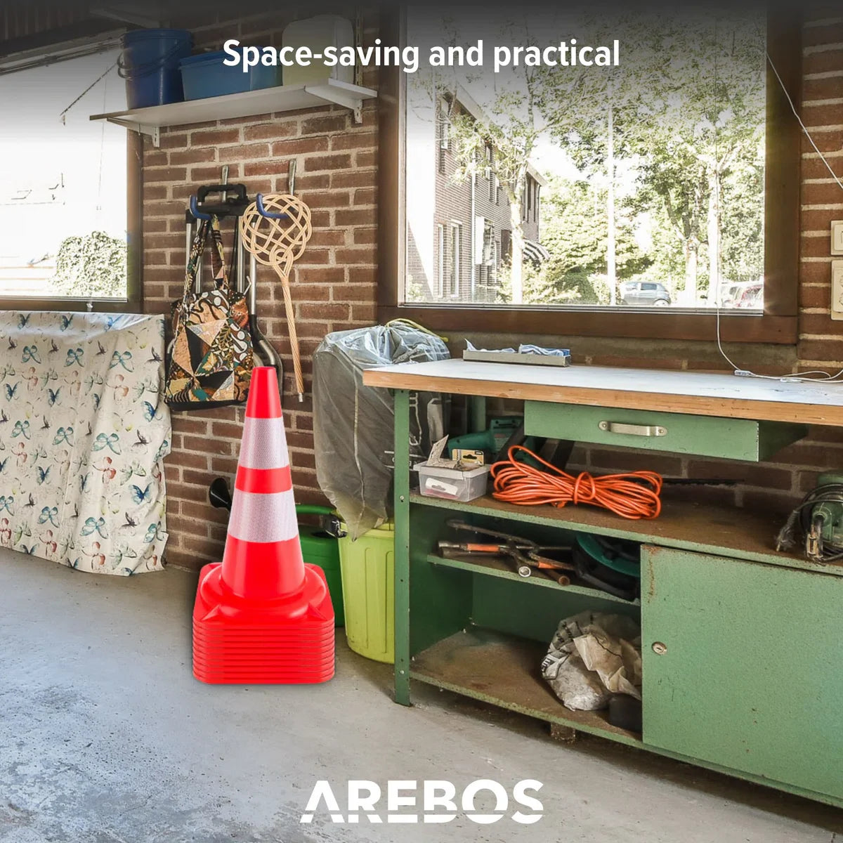 Traffic cone / pylon - 50 cm high - 10 pieces