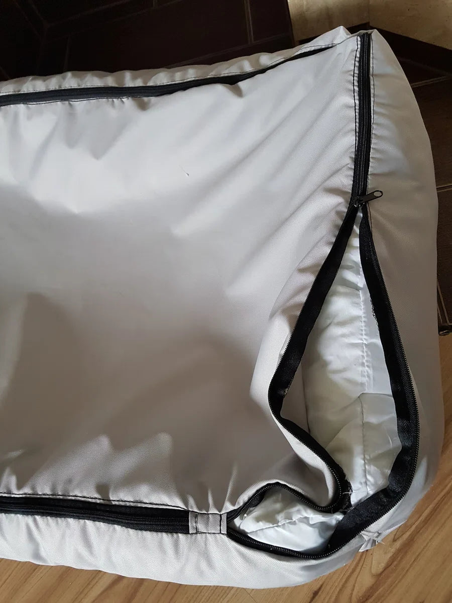 Hondenmand XL - 90x60 cm - waterdicht - crème