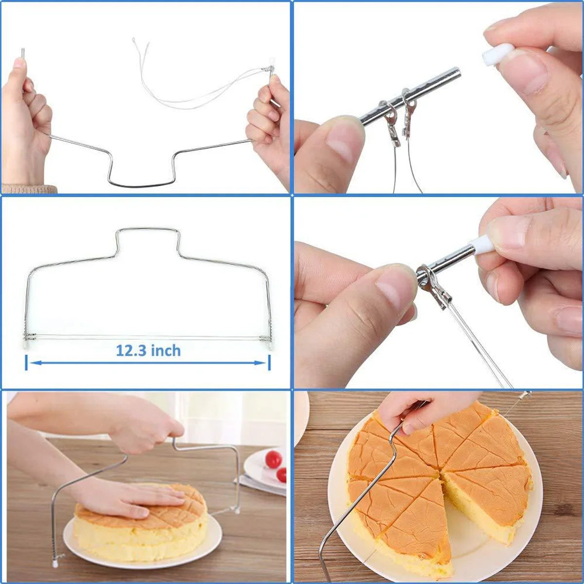 Cake Decorating Baking Set - 407 Pieces - Piping Bag with Nozzles - Cake Stand - Cake Pan - Cake Topper