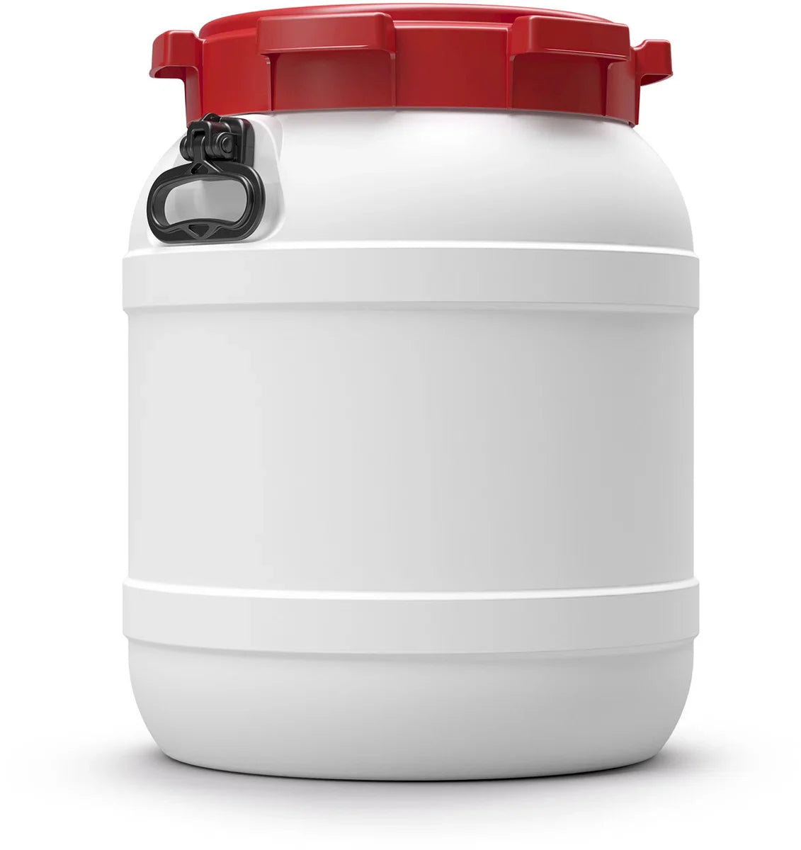Drum 42 Litres - Watertight and Airtight - White/Red