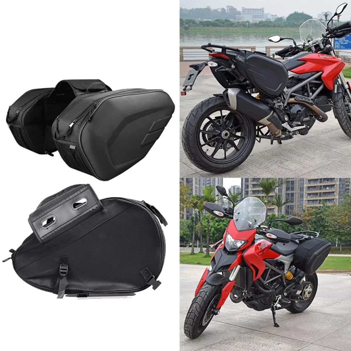 Motorfiets Waterdichte Tas Racing Race Motor Reistas Koffer Zadeltassen Spullen Vervoeren Op Scooter Motor 58L