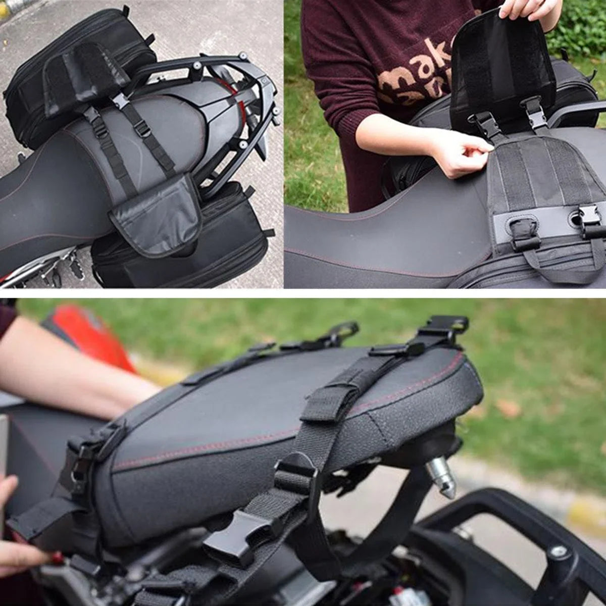 Motorfiets Waterdichte Tas Racing Race Motor Reistas Koffer Zadeltassen Spullen Vervoeren Op Scooter Motor 58L